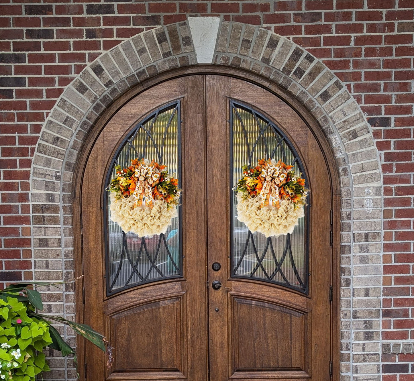 Suzianna Deco Mesh Fall Wreath