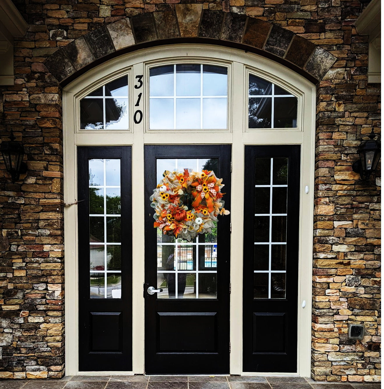 Sweet Autumn Deco Mesh Wreath