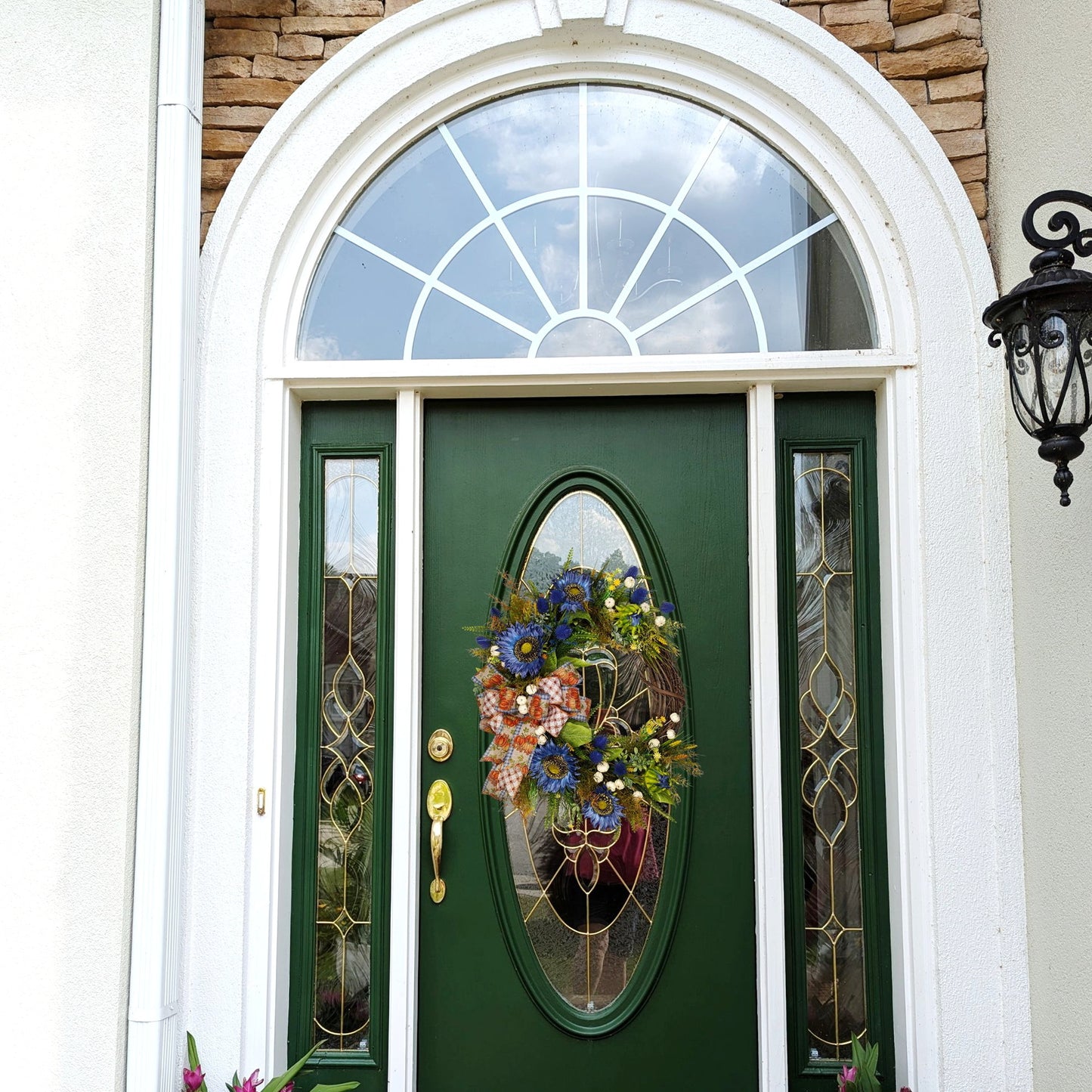 Autumn Blue Serenity Wreath