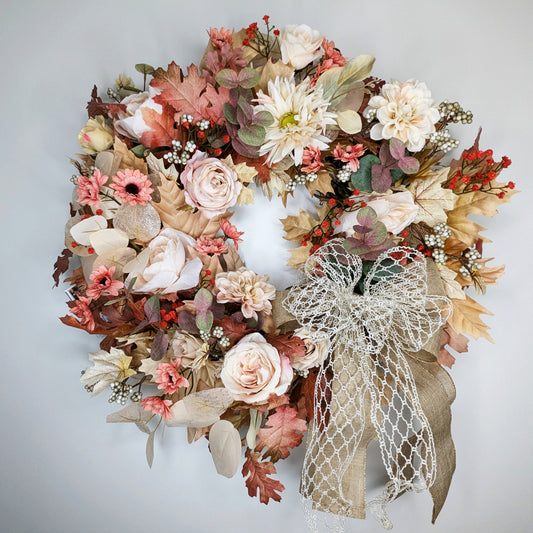 Autumn Elegance Fall Wreath