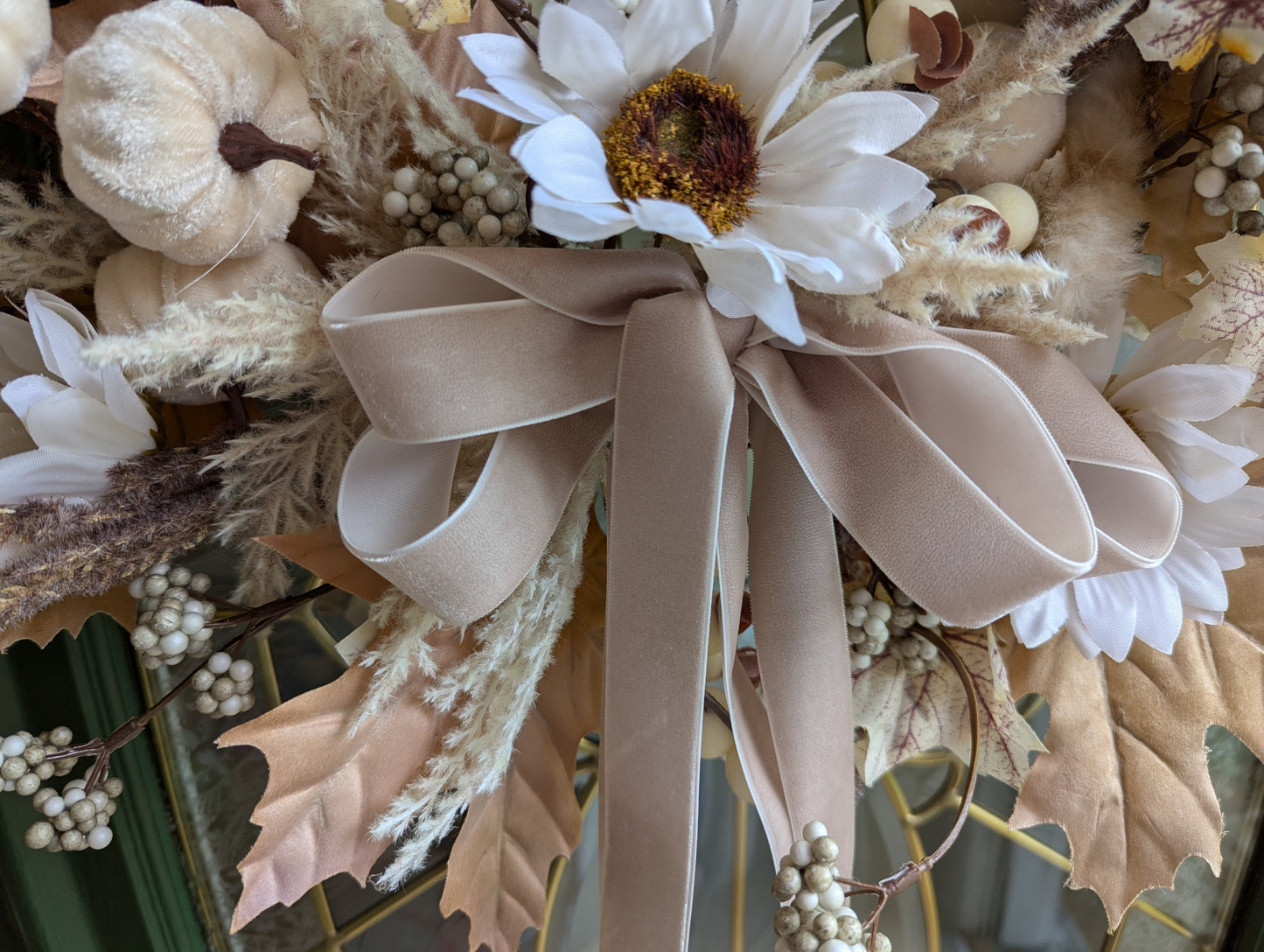 Ivory Elegance Fall Wreath