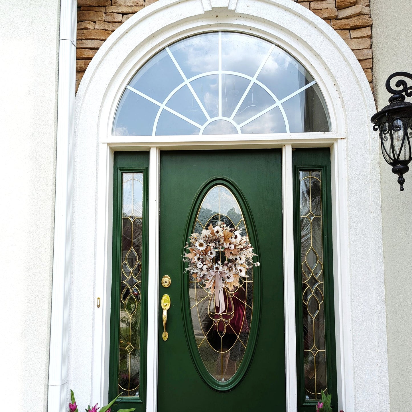 Ivory Elegance Fall Wreath