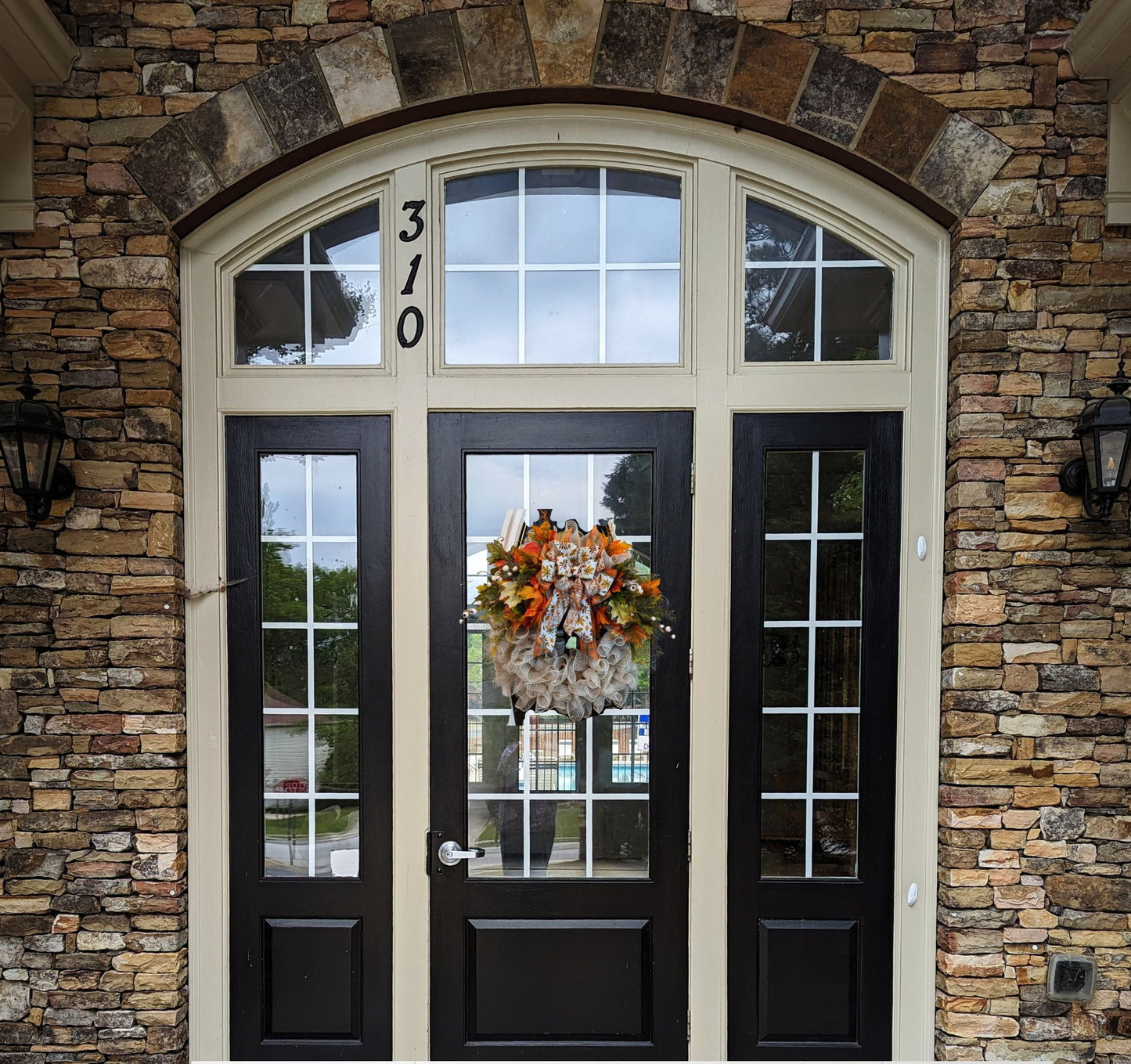 Suzianna Deco Mesh Fall Wreath